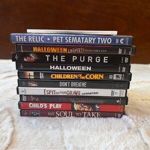 Horror Movie DVD Bundle - 12 Film Slasher & Thriller Collection